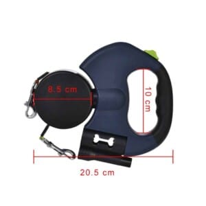Alternative view of Double Dog Leash Retractable – LED Light & Zero Tangle