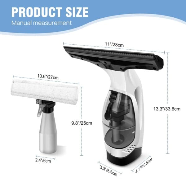 Cordless Window Vacuum Cleaner - Streak-Free Cleaning - Image 6