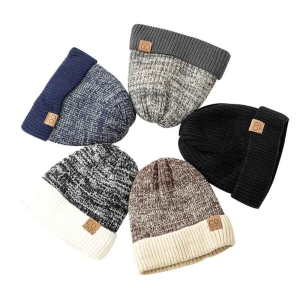 Two-Tone Winter Hats – Stylish and Warm - Image 14