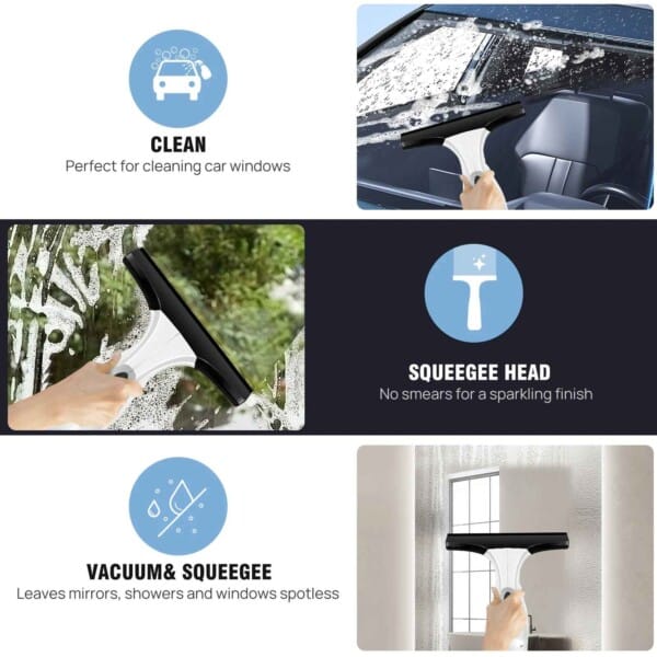Cordless Window Vacuum Cleaner - Streak-Free Cleaning - Image 10