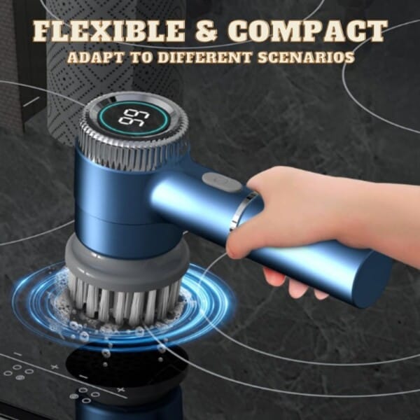 Cordless Electric Spin Scrubber – Waterproof with 3 Speeds - Image 7