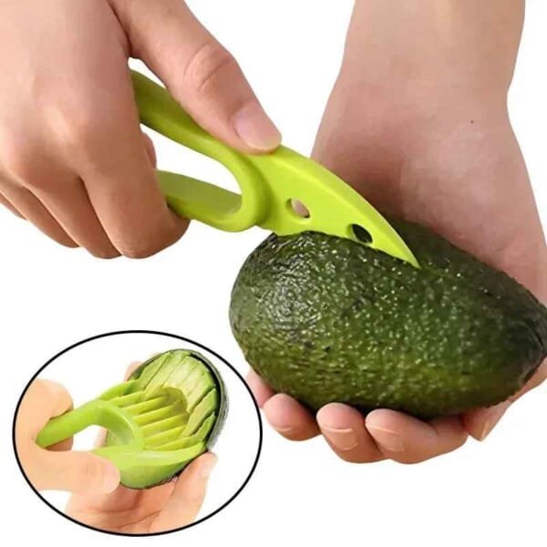 Avocado Slicer Cutter Tool - 3-in-1 Kitchen Gadget - Image 3