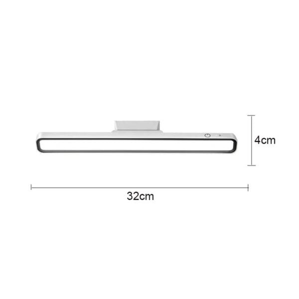Magnetic rechargeable desk lamp with touch control, stepless dimming, and adjustable angles for versatile lighting solutions