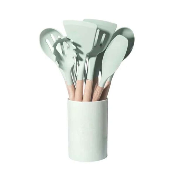 Silicone Kitchen Utensil Set – 12PCS Non-Stick Cooking Tools - Image 3