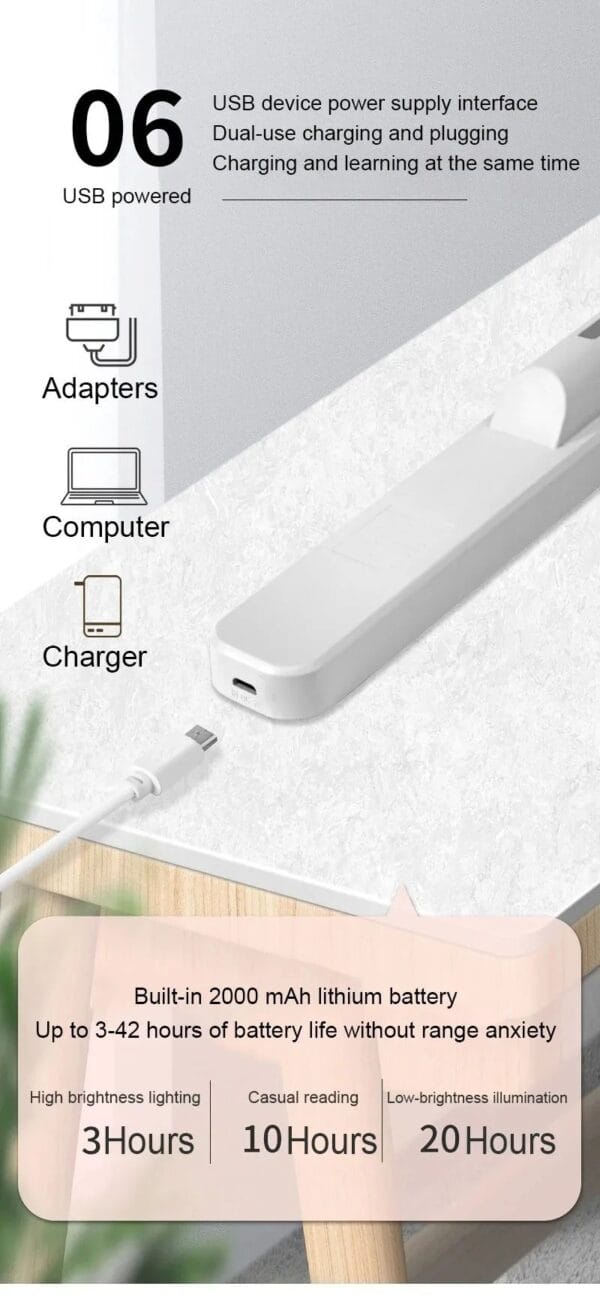 Magnetic Rechargeable Desk Lamp – 2 Modes, Powerful & Hassle-Free - Image 15