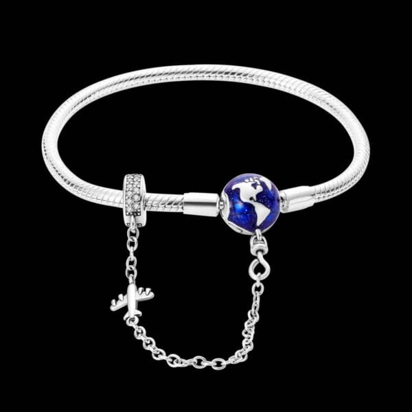 Silver-Plated Heart Charm Bracelet for Women – Stylish Gift - Image 29