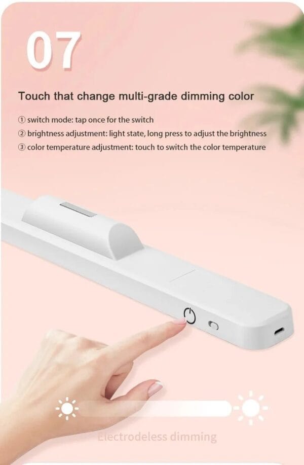 Magnetic Rechargeable Desk Lamp – 2 Modes, Powerful & Hassle-Free - Image 9