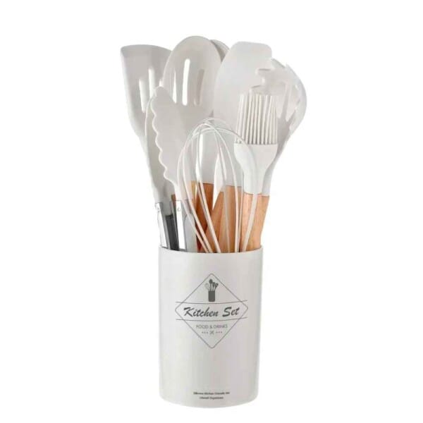 Silicone Kitchen Utensil Set – 12PCS Non-Stick Cooking Tools - Image 18