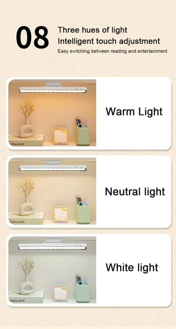 Magnetic Rechargeable Desk Lamp – 2 Modes, Powerful & Hassle-Free - Image 7
