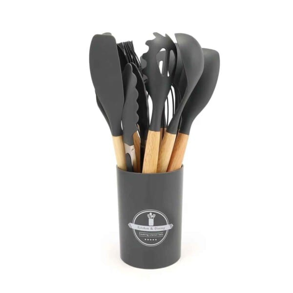 Silicone Kitchen Utensil Set – 12PCS Non-Stick Cooking Tools - Image 20