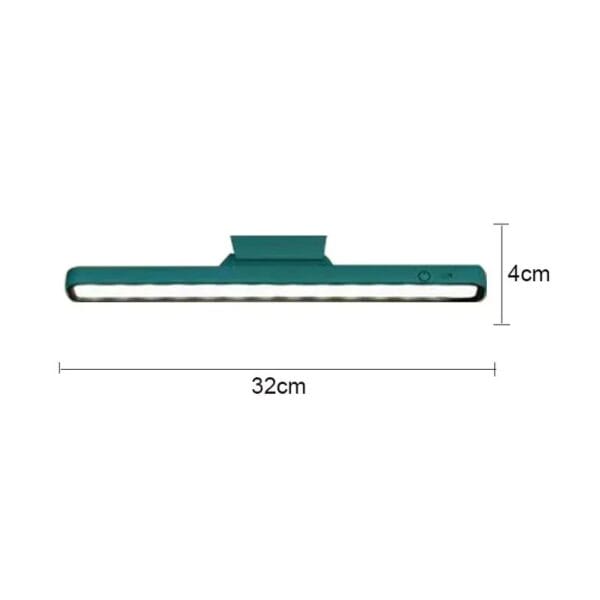 Magnetic rechargeable desk lamp with touch control, stepless dimming, and adjustable angles for versatile lighting solutions