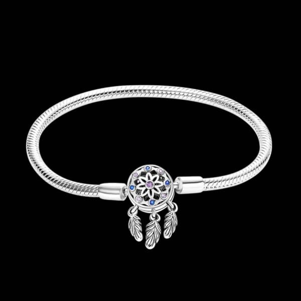 Silver-Plated Heart Charm Bracelet for Women – Stylish Gift - Image 61