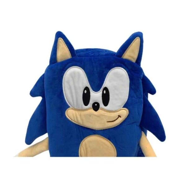 Sonic Plush Backpack Toy - Soft Hedgehog Cartoon Doll for Kids - Image 7