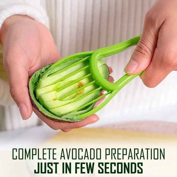 Avocado Slicer Cutter Tool - 3-in-1 Kitchen Gadget - Image 7