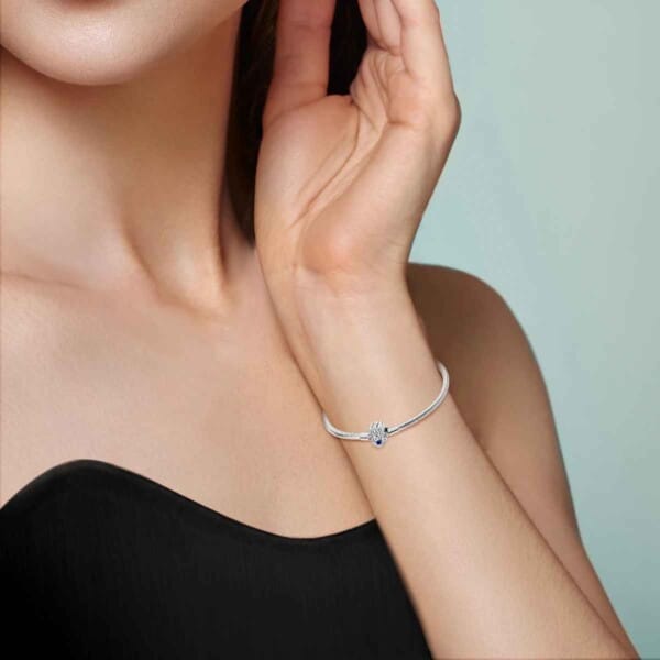 Silver-Plated Heart Charm Bracelet for Women – Stylish Gift - Image 8