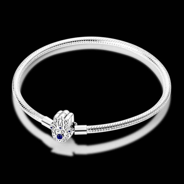 Silver-Plated Heart Charm Bracelet for Women – Stylish Gift - Image 73