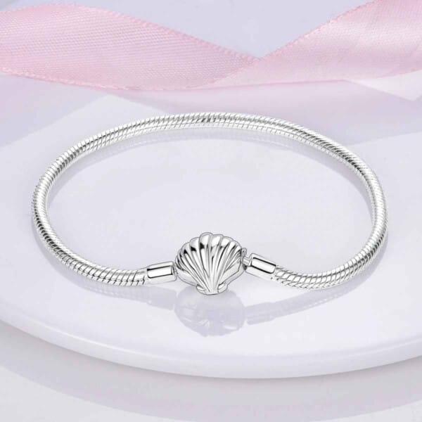 Silver-Plated Heart Charm Bracelet for Women – Stylish Gift - Image 78