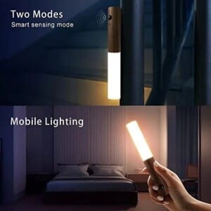 Home 83 Modern LED night light with magnetic base and warm glow, ideal for kitchens, bedrooms, and closets.