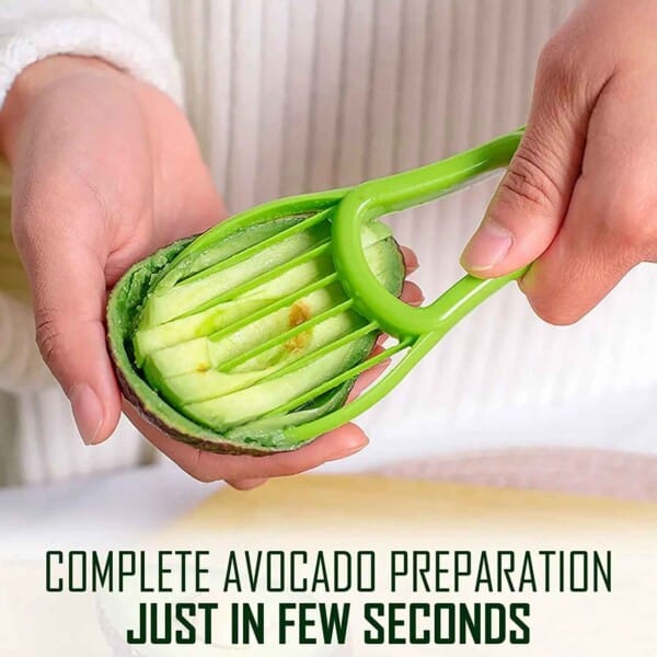 Avocado Slicer Cutter Tool - 3-in-1 Kitchen Gadget - Image 10