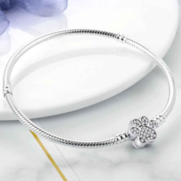 Silver-Plated Heart Charm Bracelet for Women – Stylish Gift - Image 92