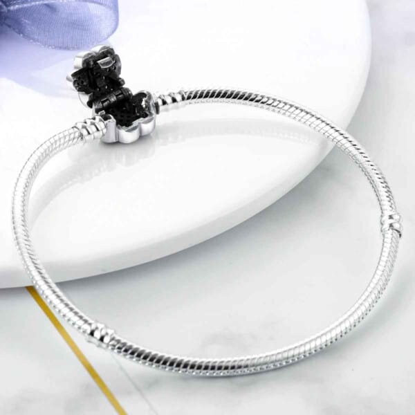 Silver-Plated Heart Charm Bracelet for Women – Stylish Gift - Image 93