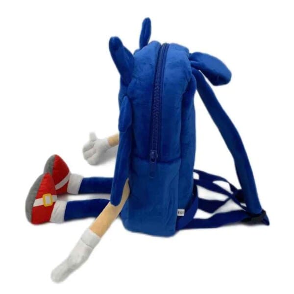 Sonic Plush Backpack Toy - Soft Hedgehog Cartoon Doll for Kids - Image 11