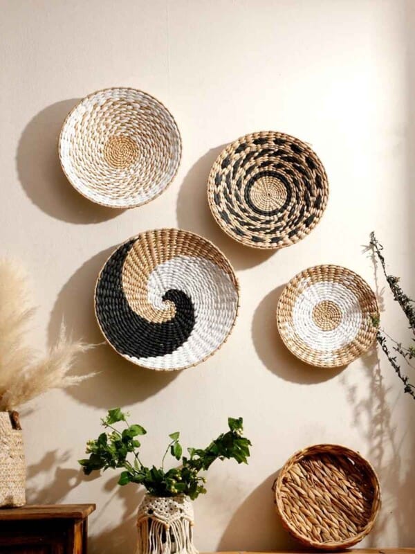 Handmade Seagrass Wall Decor - Boho Home Art - Image 10