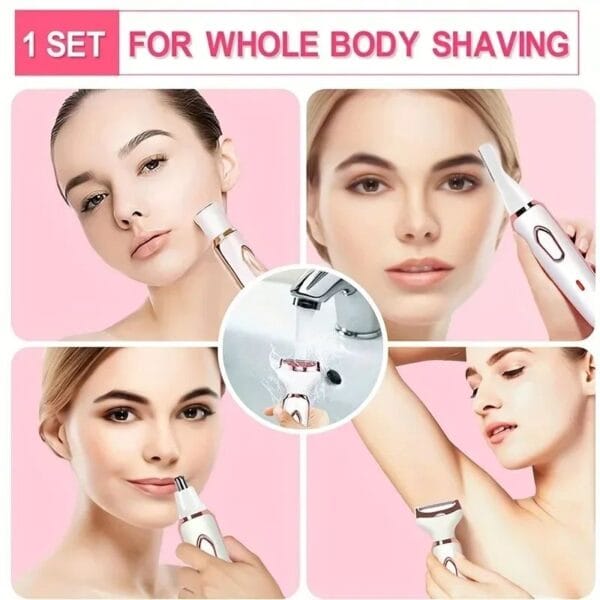 Painless Hair Removal Solution – 4-in-1 Lady Shaver - Image 12
