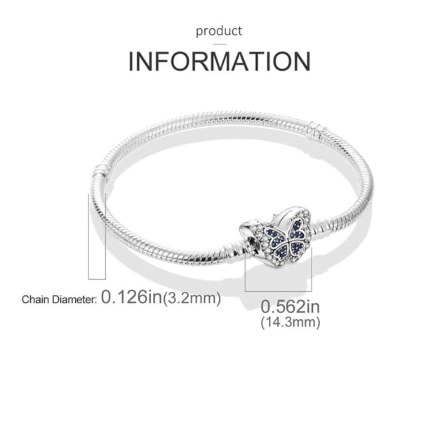 Silver-Plated Heart Charm Bracelet for Women – Stylish Gift - Image 96