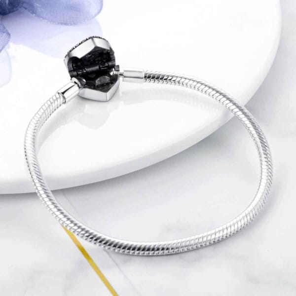 Silver-Plated Heart Charm Bracelet for Women – Stylish Gift - Image 105