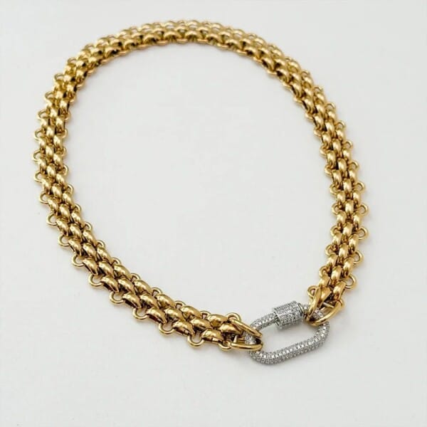 Elegant Triple Braided Necklace - 18K Gold-Plated Fashion Jewelry - Image 7
