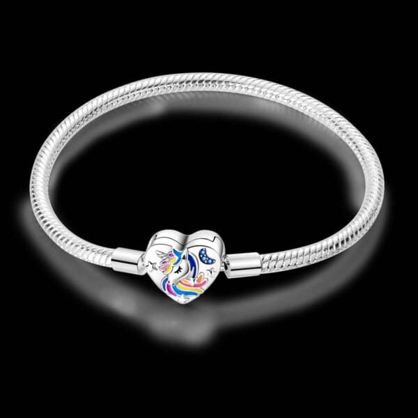 Silver-Plated Heart Charm Bracelet for Women – Stylish Gift - Image 23