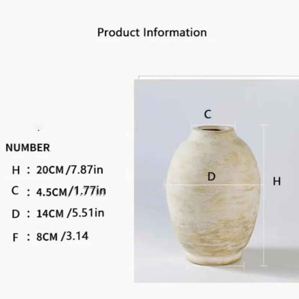 Retro Ceramic Flower Vase for Home Decoration - Image 16