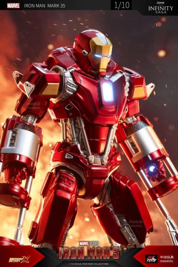 Heroes Ignite True Legends – ZD Iron Man Action Figure Collectible - Image 23