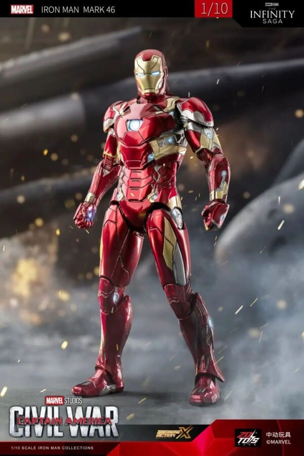 Heroes Ignite True Legends – ZD Iron Man Action Figure Collectible - Image 2