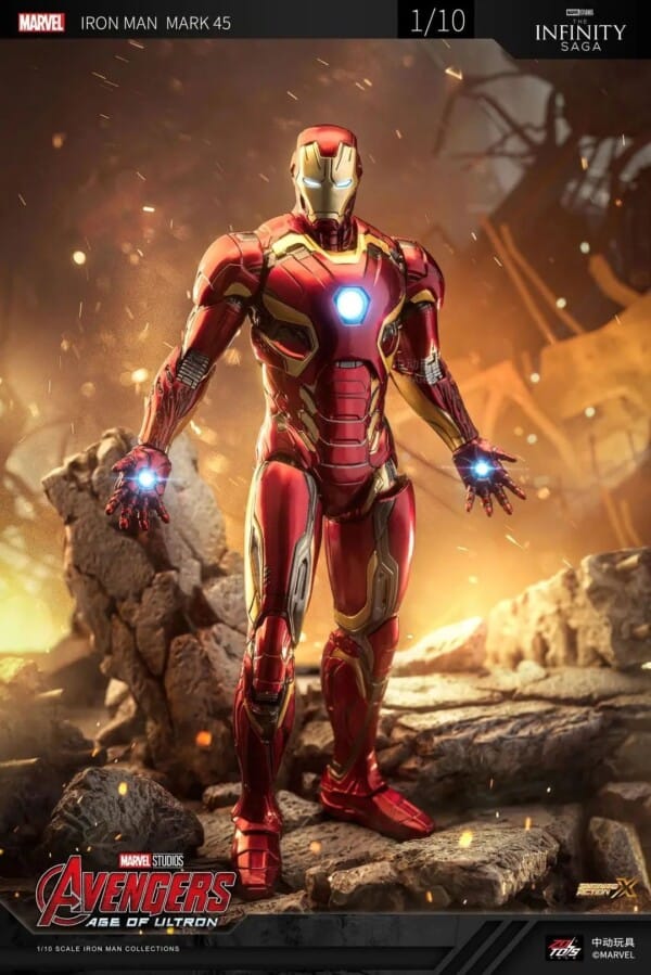 Heroes Ignite True Legends – ZD Iron Man Action Figure Collectible - Image 3