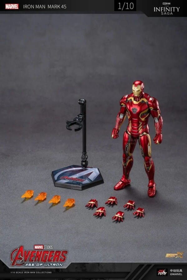 Heroes Ignite True Legends – ZD Iron Man Action Figure Collectible - Image 44