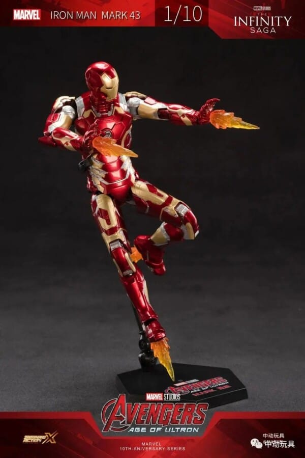 Heroes Ignite True Legends – ZD Iron Man Action Figure Collectible - Image 49