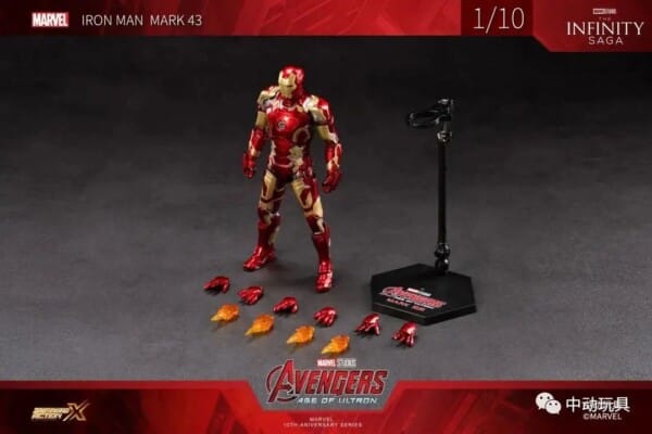 Heroes Ignite True Legends – ZD Iron Man Action Figure Collectible - Image 51