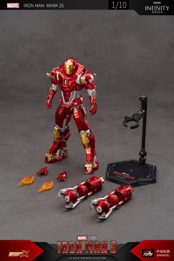 Heroes Ignite True Legends – ZD Iron Man Action Figure Collectible - Image 25
