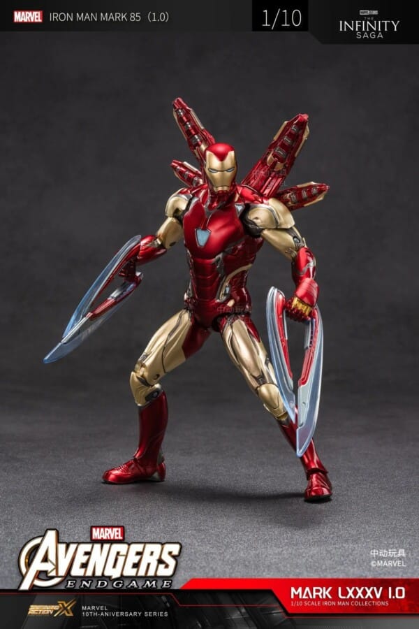 Heroes Ignite True Legends – ZD Iron Man Action Figure Collectible - Image 67