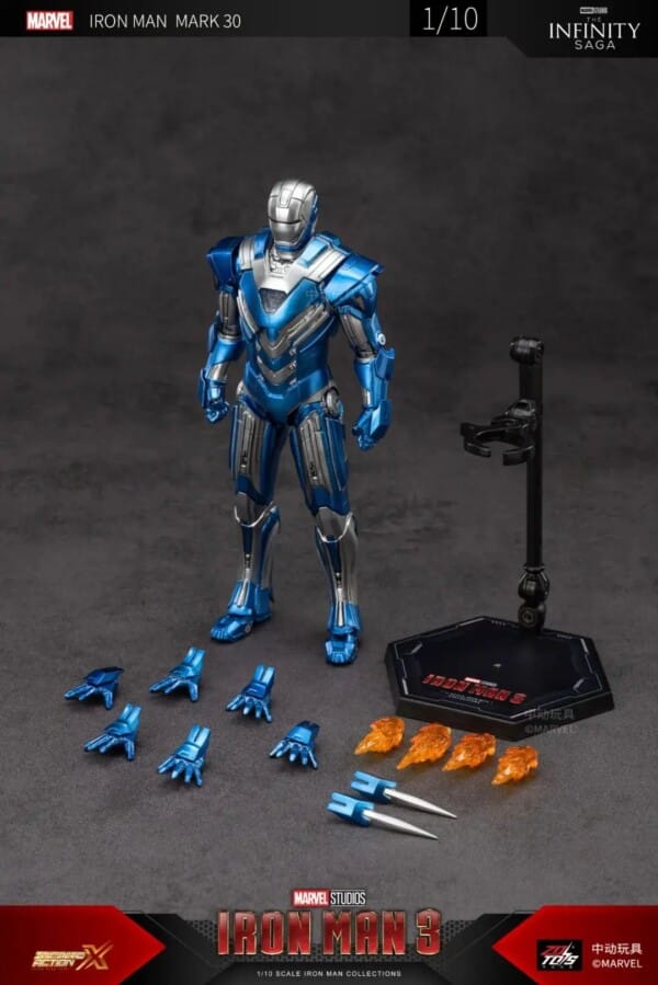 Heroes Ignite True Legends – ZD Iron Man Action Figure Collectible - Image 75