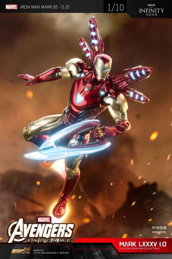 Heroes Ignite True Legends – ZD Iron Man Action Figure Collectible - Image 8