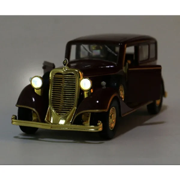 Retro Classic Metal Car – 1:32 Diecast Model with Light & Sound - Image 5