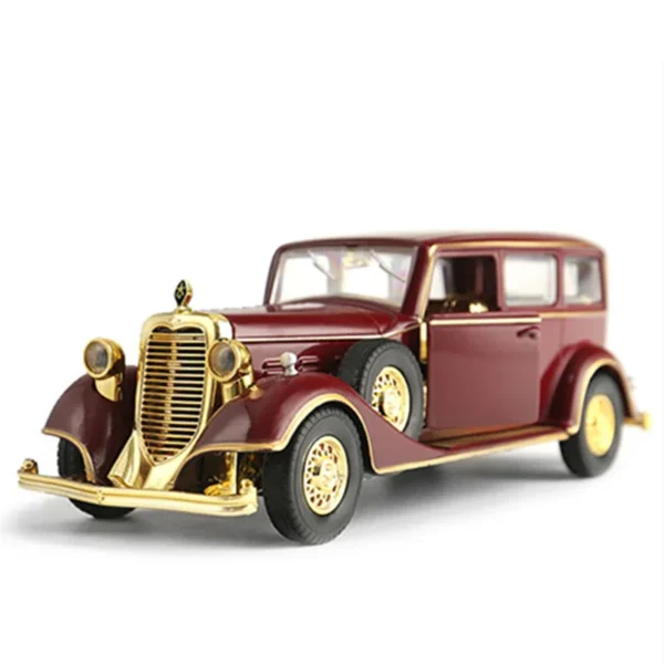 Retro Classic Metal Car – 1:32 Diecast Model with Light & Sound - Image 4