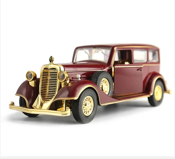 Retro Classic Metal Car – 1:32 Diecast Model with Light & Sound - Image 14