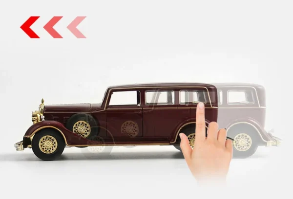 Retro Classic Metal Car – 1:32 Diecast Model with Light & Sound - Image 12