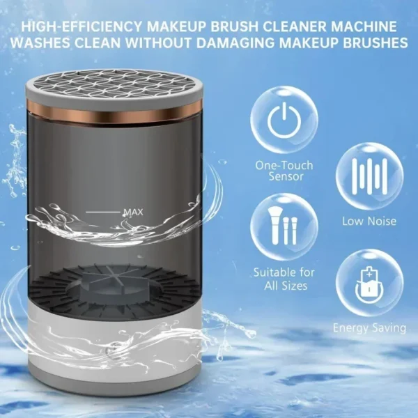 Electric Makeup Brush Cleaner –3X Deep Clean & Rechargeable - Image 4