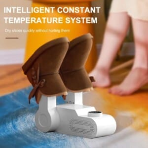 Smart Shoe Dryer Heater - Deodorizing, Fast Drying, 42°C Temperature for Shoes & Gloves.