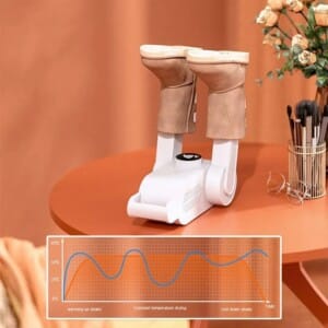 Smart Shoe Dryer Heater - Deodorizing, Fast Drying, 42°C Temperature for Shoes & Gloves.